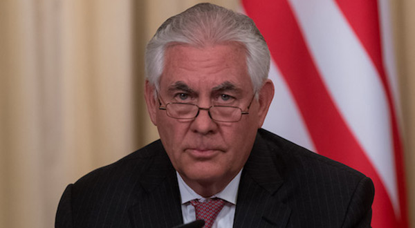US Secretary of State Rex Tillerson